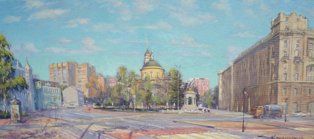 Painting for sale online - Church of the Great Ascension at the Nikitsky Gate