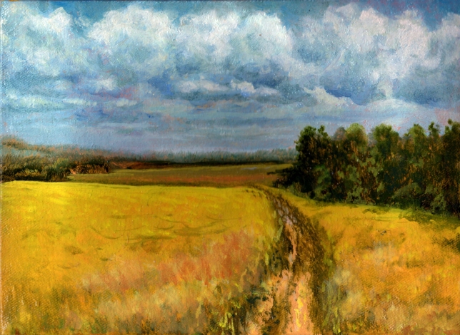 Painting for sale online - Among the Fields Mid August