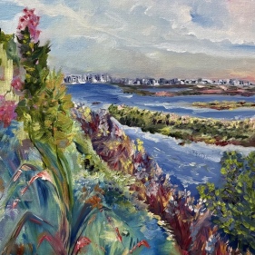 Painting for sale online - View from the mountain