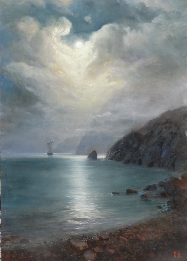 Painting for sale online - night landscape