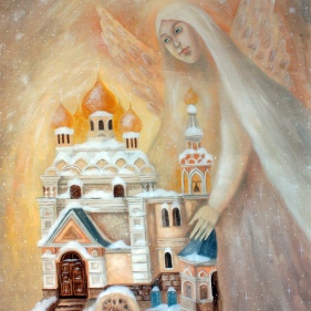Painting for sale online - Guardian Angel