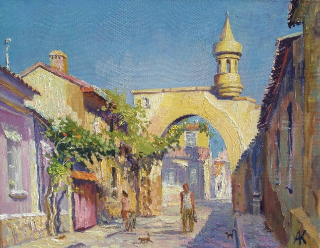 Painting for sale online - Evpatoria, Little Jerusalem