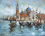 Painting for sale online - Morning in Venice