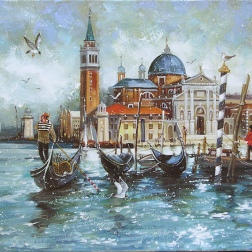 Painting for sale online - Morning in Venice