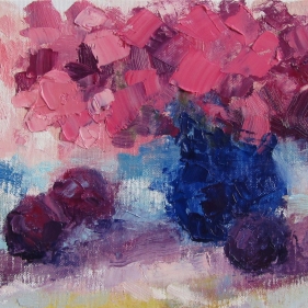Painting for sale online - Pink bouquet
