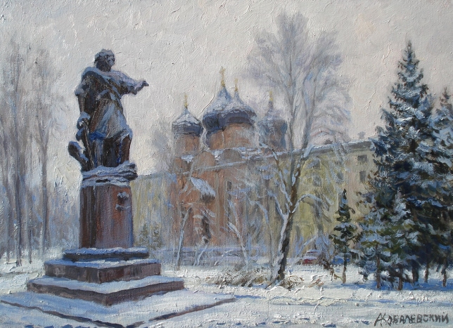 Painting for sale online - Monument to Peter the Great at the Izmailovo estate