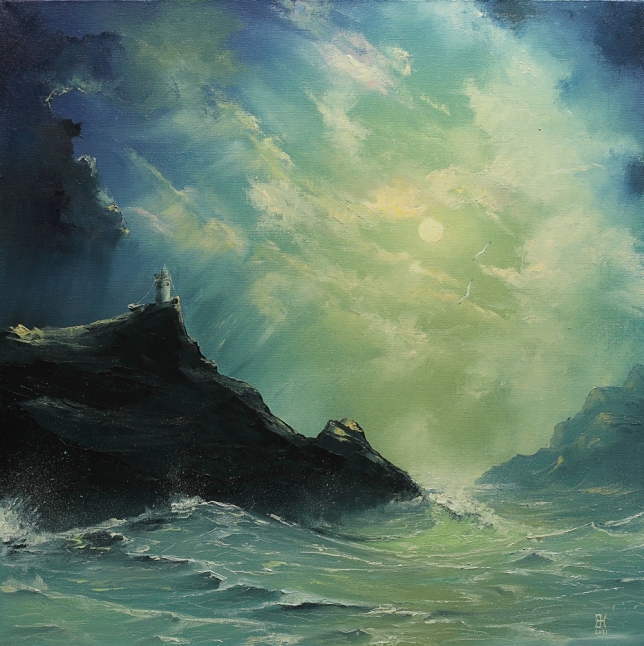 Painting for sale online - Dark Cliff Warrior