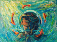 Painting for sale online - Deep breathing