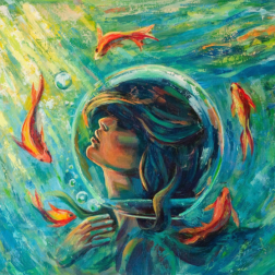 Painting for sale online - Deep breathing