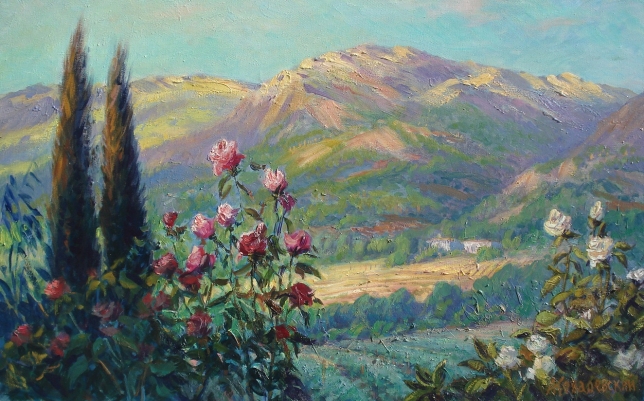Painting for sale online - Crimean Mountains, Morning