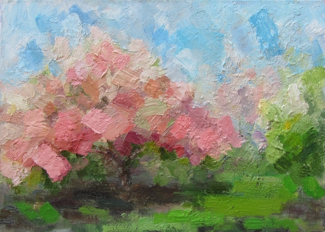 Painting for sale online - The apple tree is blooming