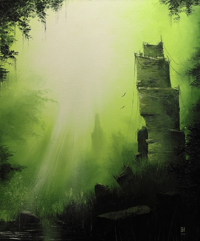 Painting for sale online - Traces of time