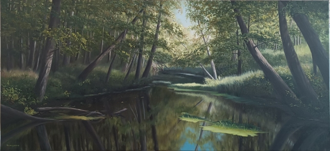 Painting for sale online - Freshness of the forest