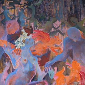 Painting for sale online - We will follow the blue bird in a long line