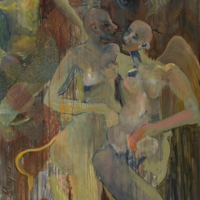 Painting for sale online - Women, sphinxes and other creatures