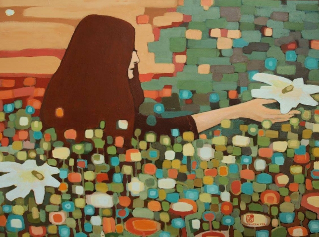 Painting for sale online - For the flowers