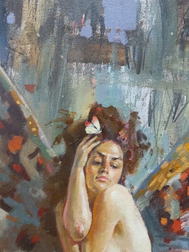 Painting for sale online - Butterfly, summer