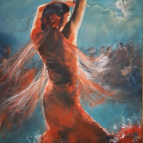 Painting for sale online - Fire Dance