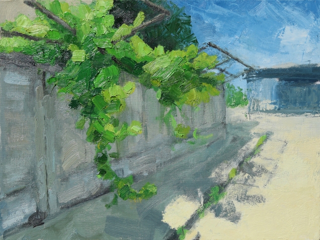 Painting for sale online - Young vineyard
