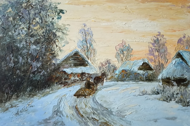 Painting for sale online - This is my village