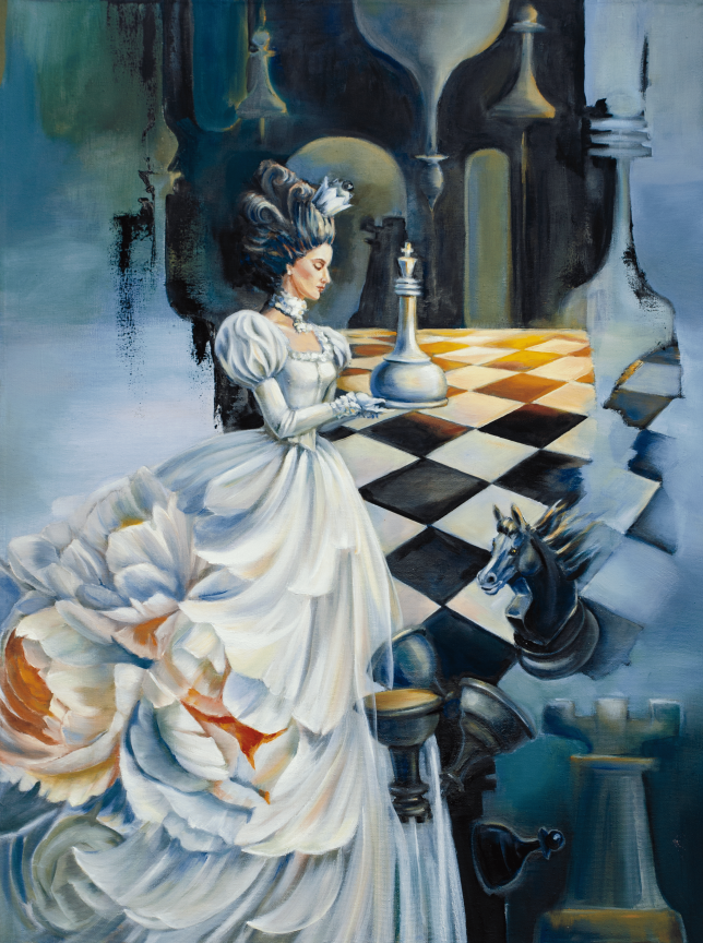 Painting for sale online - Queen of Chess