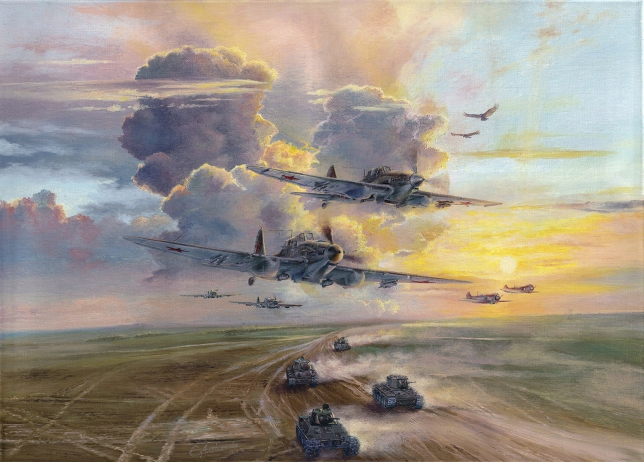 Painting for sale online - The apotheosis of victory in the Battle of Kursk