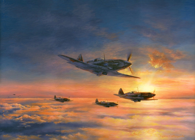 Painting for sale online - In the molten gold of the rising sun