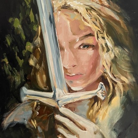 Painting for sale online - Demsel not distress