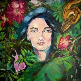 Painting for sale online - The Jungle of Life, A Woman in the Jungle