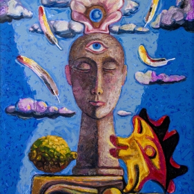 Painting for sale online - Young God