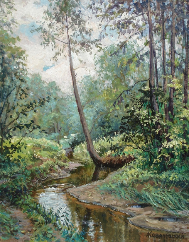 Painting for sale online - Lipitinsky Stream
