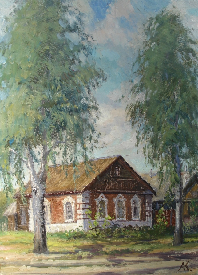 Painting for sale online - Gus-Khrustalny, Lenin Street