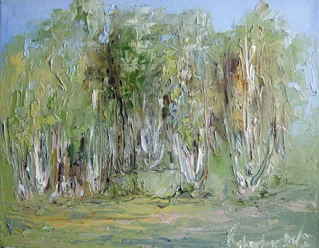 Painting for sale online - Grove, sketch