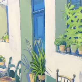 Painting for sale online - Courtyard