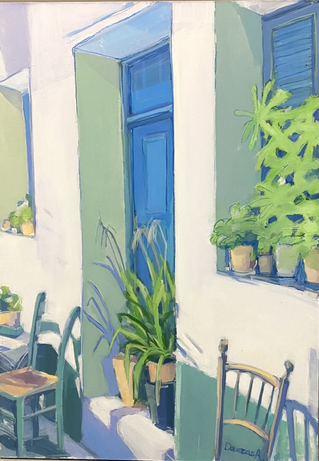 Painting for sale online - Courtyard