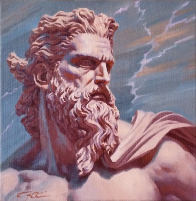 Painting for sale online - Zeus