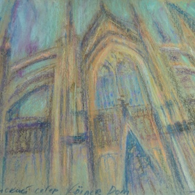 Painting for sale online - Cologne Cathedral