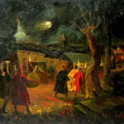 Painting for sale online - Procession