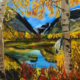 Painting for sale online - Autumn palette