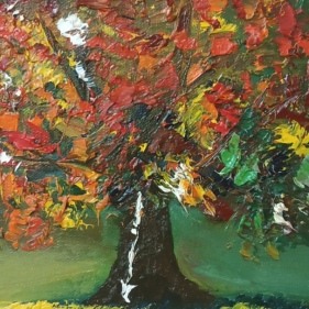Painting for sale online - Orange tree