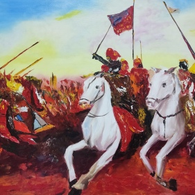Painting for sale online - In the heat of battle