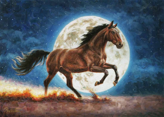 Painting for sale online - Moon Dance
