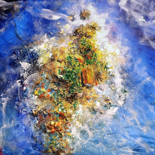 Painting for sale online - Inhabited island
