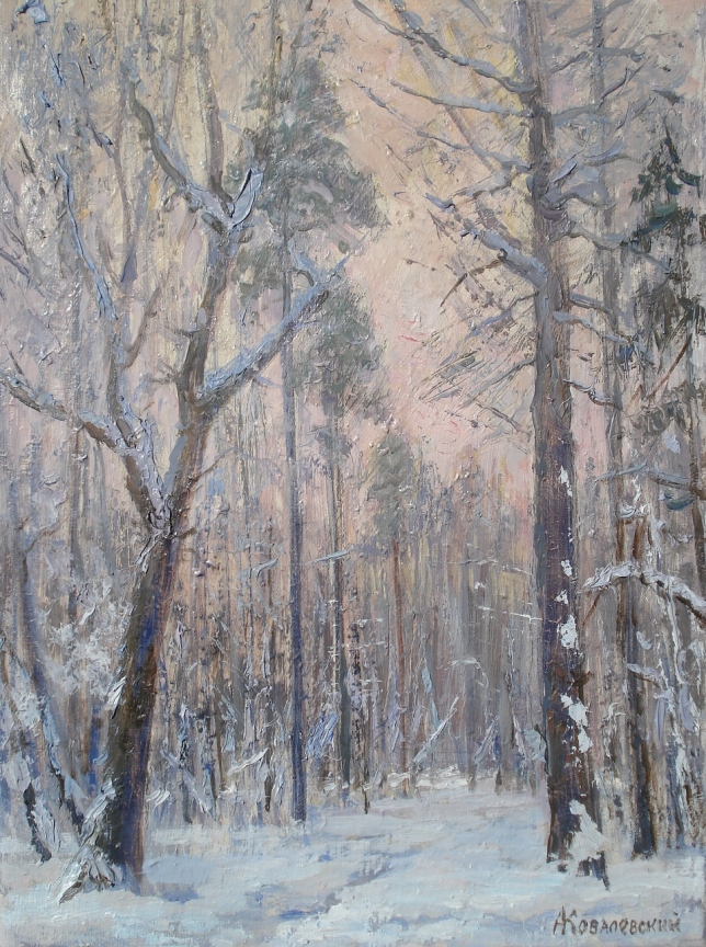 Painting for sale online - Winter morning