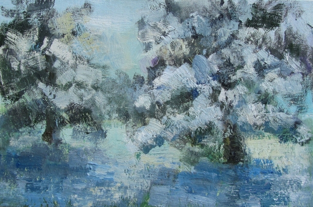 Painting for sale online - Snow in the subtropics