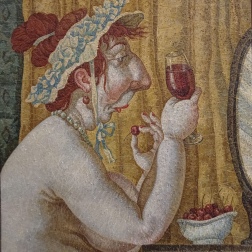 Painting for sale online - Woman berry