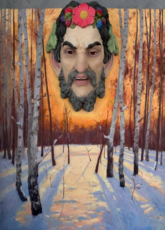 Painting for sale online - Satyr - a forest spirit