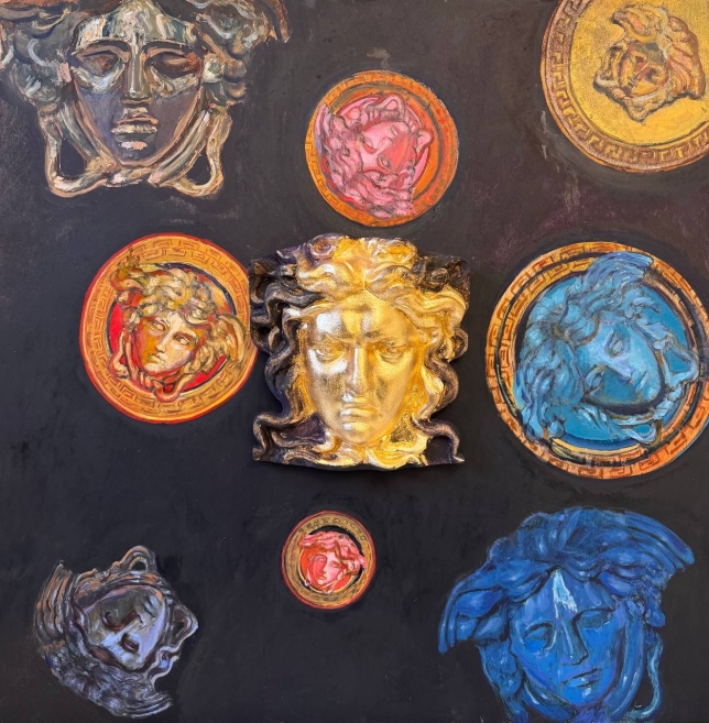 Painting for sale online - Versace, The liquid icon