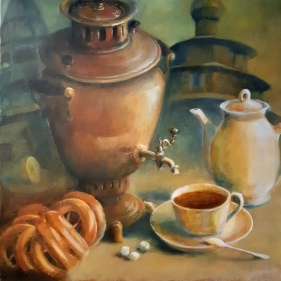 Painting for sale online - Invitation to tea