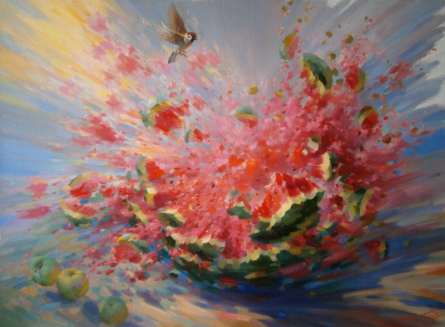 Painting for sale online - Watermelon Allegory